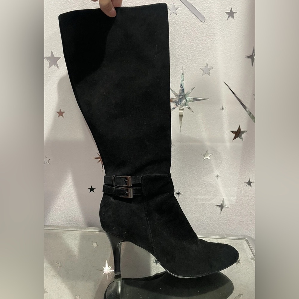 Calvin Klein Suede Knee-High Boots
